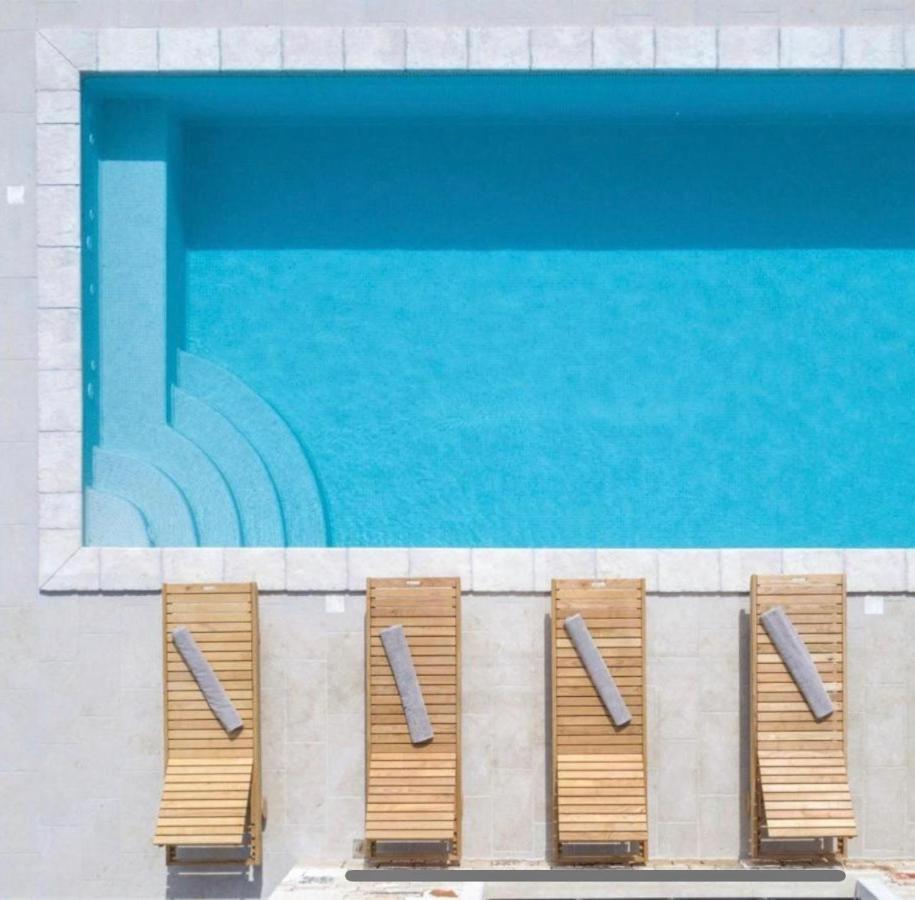 Moderne Istrische Steinvilla - 4 Sterne Mit Privatem, Beheizbaren Pool & Meerblick Kavran Buitenkant foto